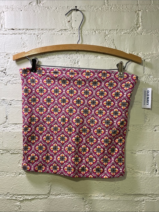 Old Navy Tops - Old Navy Pink and Orange Floral-Pattern Tube Top